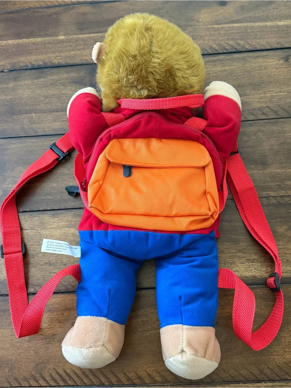 Vintage 1999 Bernstein Bears Brother Bear Plush Backpack